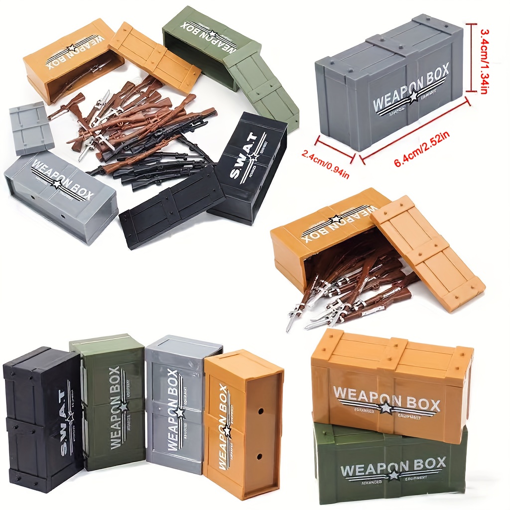 Compatible with Main Brand Assembly Military Box Armed Figure Model